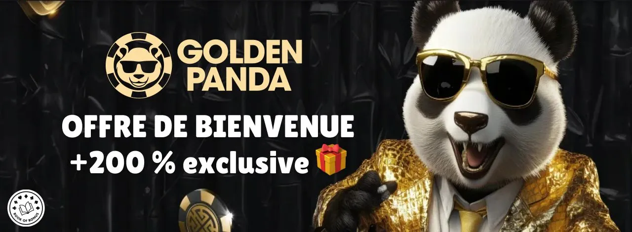 Golden Panda Casino — Offre de bienvenue +200% exclusive