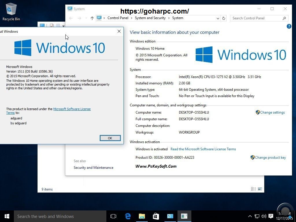 Windows 10 Pre-Activated 2004.10.0.19041.329 June 2020