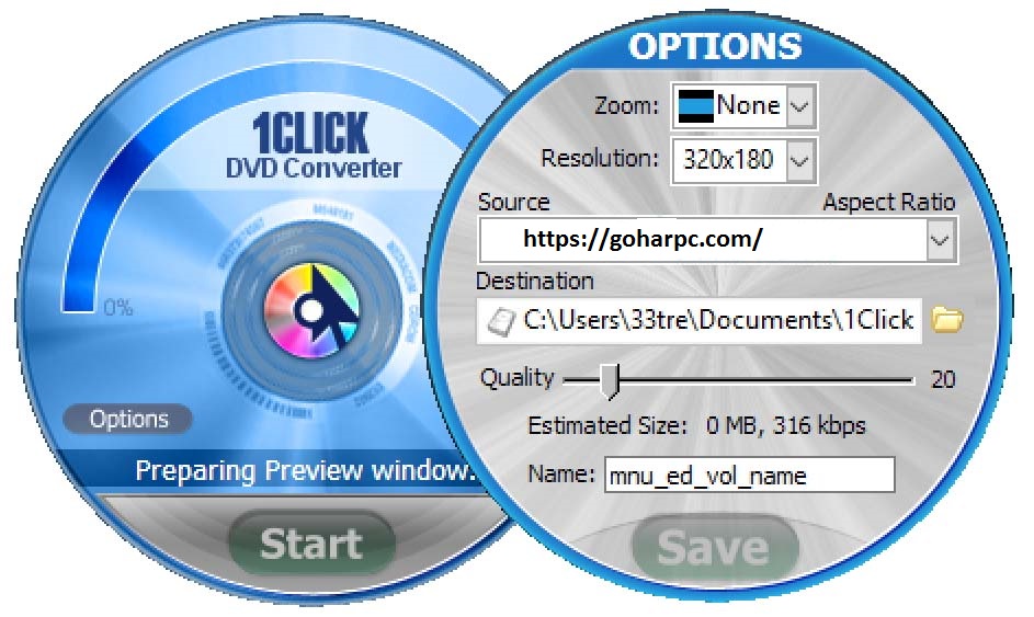 1CLICK DVD Converter 3.2.1.1 Crack With Serial Download
