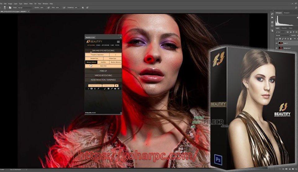 Beautify For Adobe Photoshop 2.0.0 + Crack Free Download