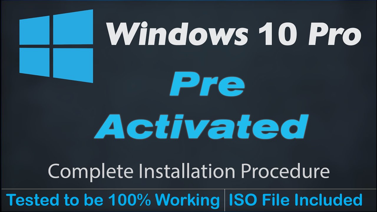 Windows 10 Pre Activated 2022 ISO Full Version Free Download